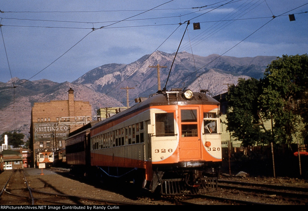 Bamberger Railroad 326 at Ogden
